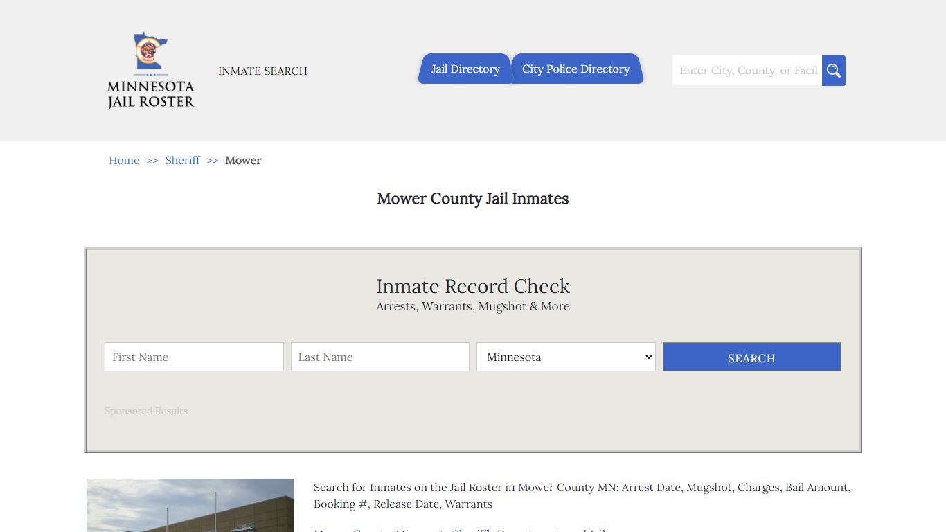 Mower County Jail Inmates | Jail Roster Search - Minnesota Jail Roster
